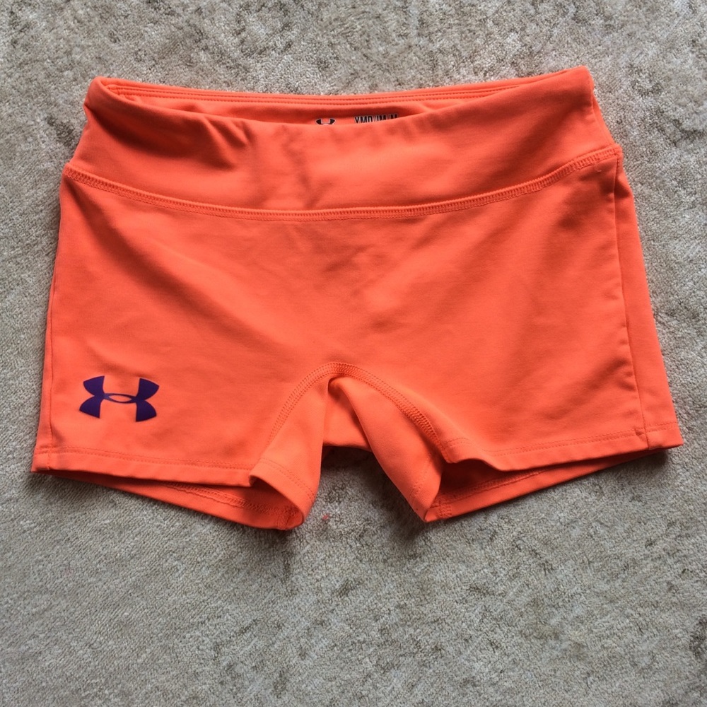 Cute Orange Under Armour Dance Shorts